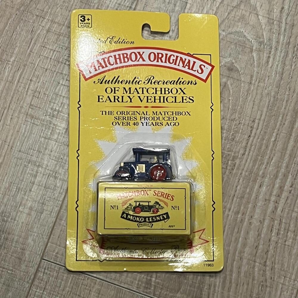 Matchbox Originals No. 1 Aveling Barford Road Roller New in unopened box